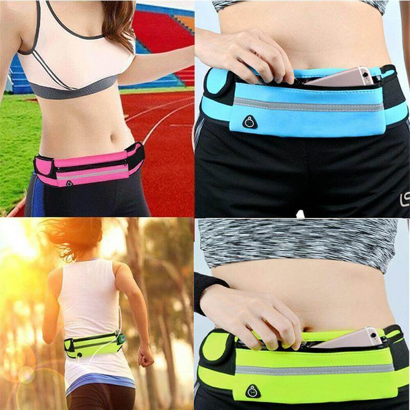 Water-Resistant Adjustable Running Waist Belt with Headphone Port – Buy 1 Get 1 Free