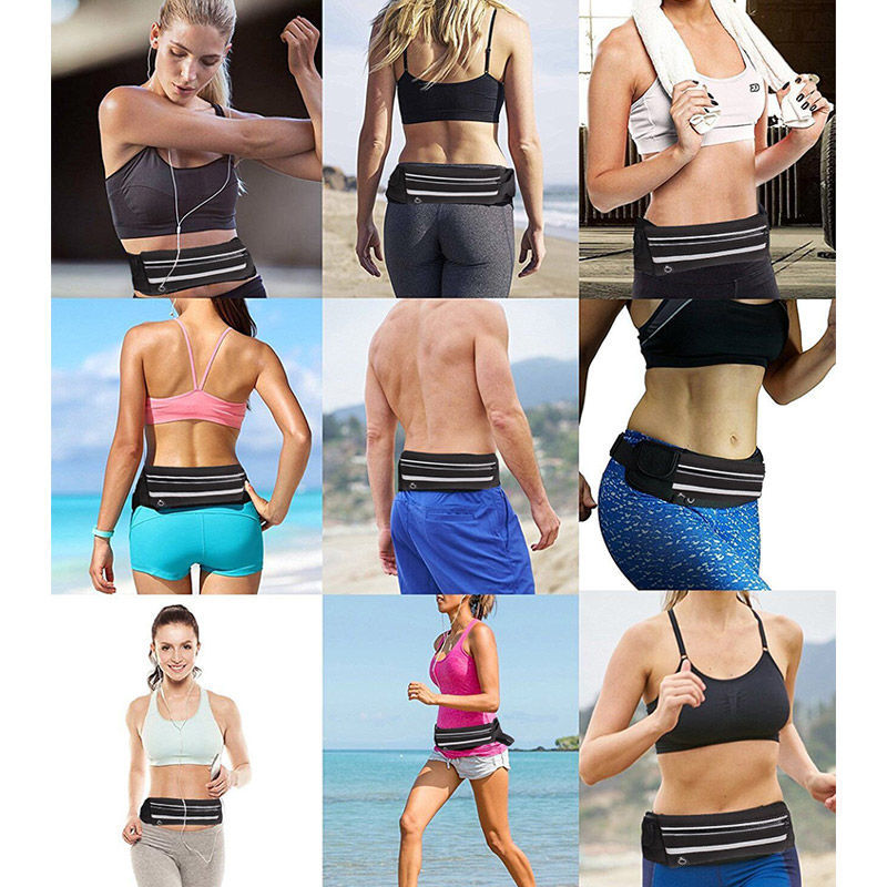 Water-Resistant Adjustable Running Waist Belt with Headphone Port – Buy 1 Get 1 Free