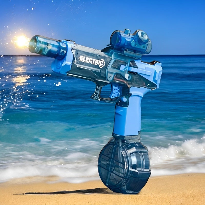 Electric Water Gun with LED Lights and Ergonomic Grip