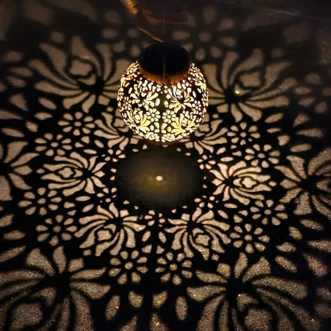 Waterproof Solar LED Garden Pendant Light
