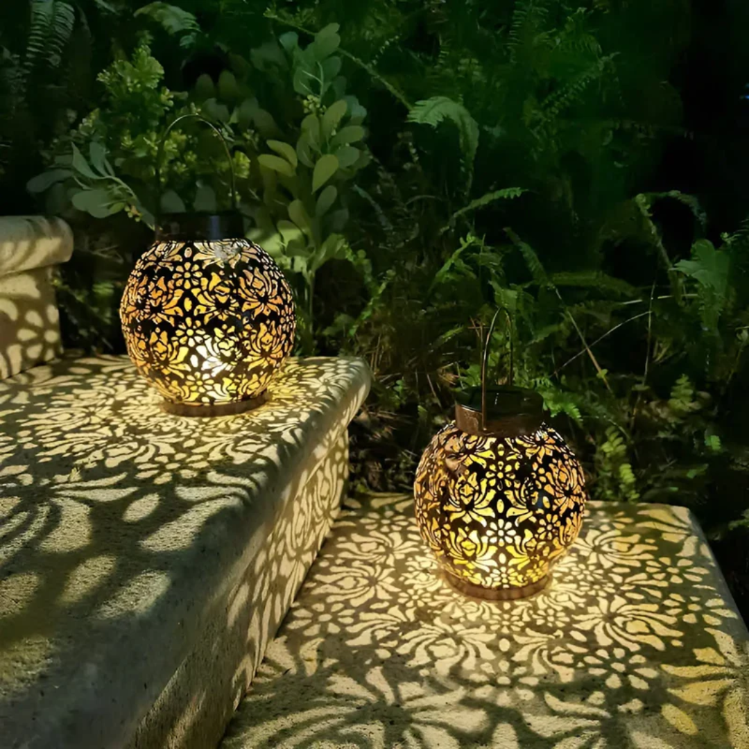 Waterproof Solar LED Garden Pendant Light