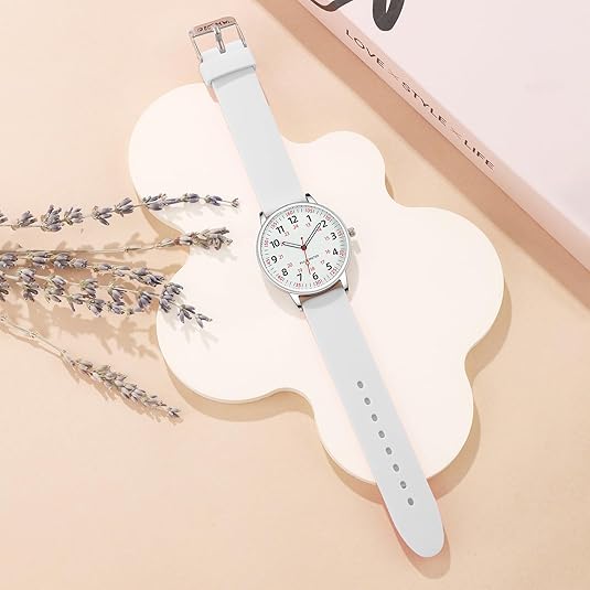 Waterproof Analogue Nurse Watch with Silicone Band