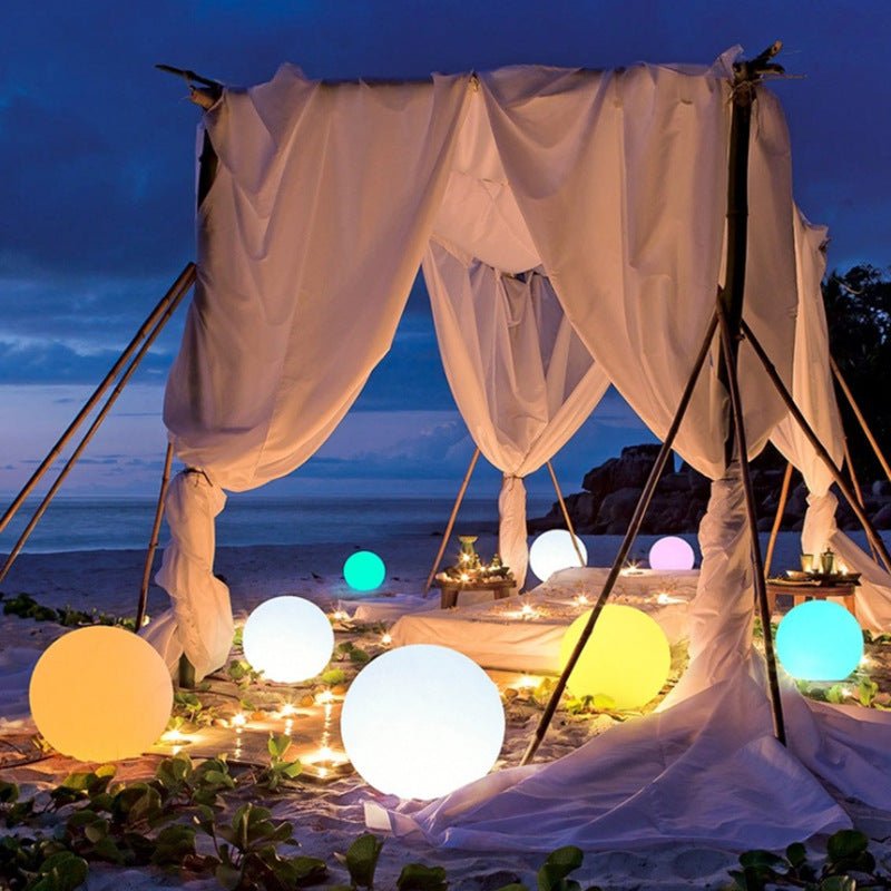 Wireless Weatherproof LED Globe Light with 16 Colors