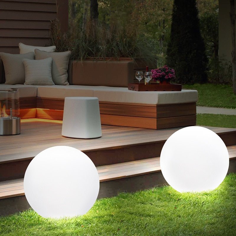 Wireless Weatherproof LED Globe Light with 16 Colors