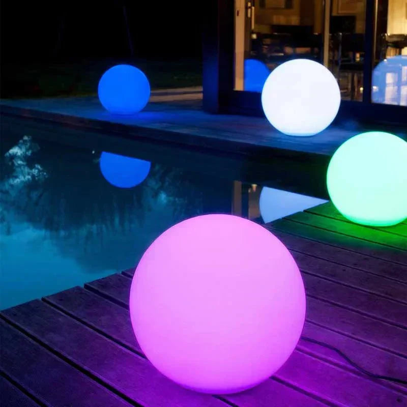Wireless Weatherproof LED Globe Light with 16 Colors