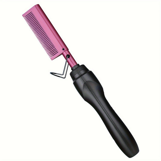 Corded Fast Heating Straightening and Curling Comb for All Hair Types
