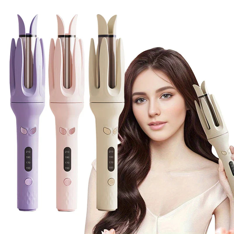 Digital Curling Iron with Ionic Shine Boost and Adjustable Heat Settings