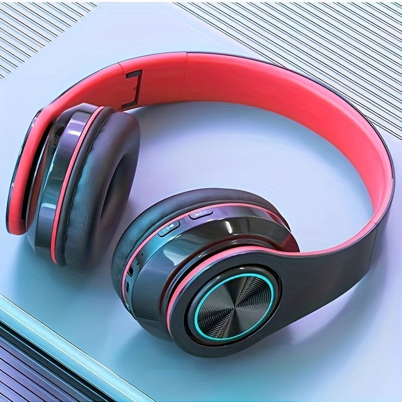 Wired and Wireless Foldable Headphones with USB-C Charging