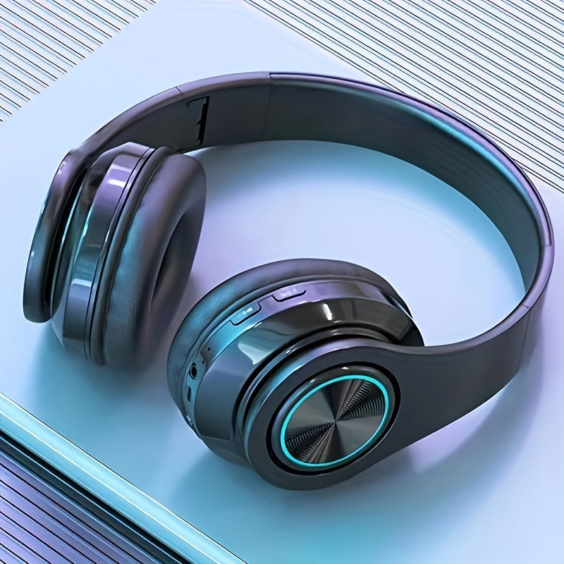 Wired and Wireless Foldable Headphones with USB-C Charging