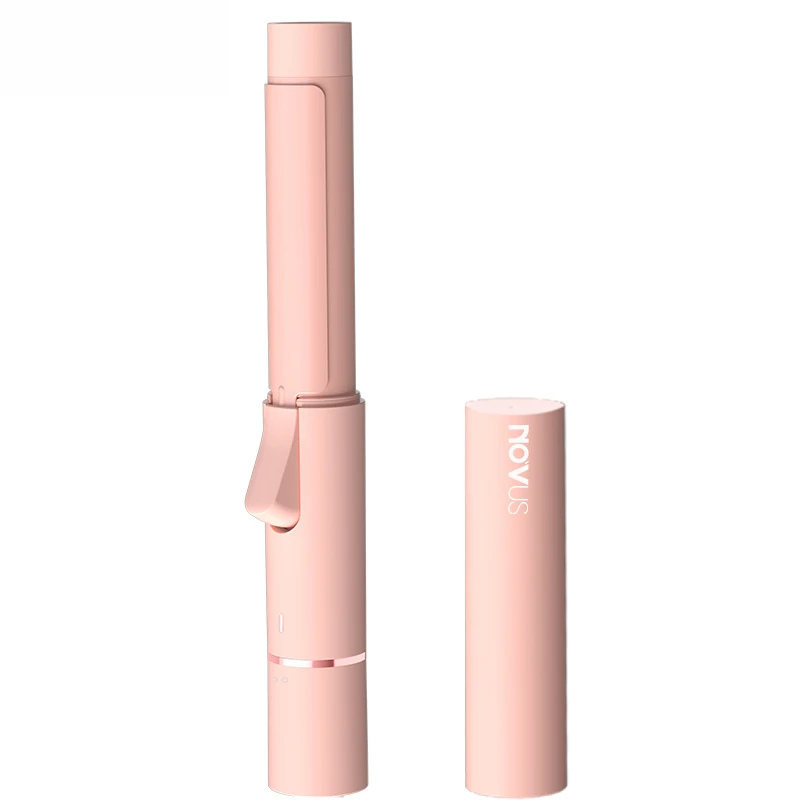 Travel Curling Iron with Tourmaline-Ceramic Barrel for Long-Lasting Curls