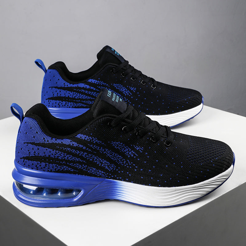 Lightweight Breathable Running Shoes with Lace-Up Closure