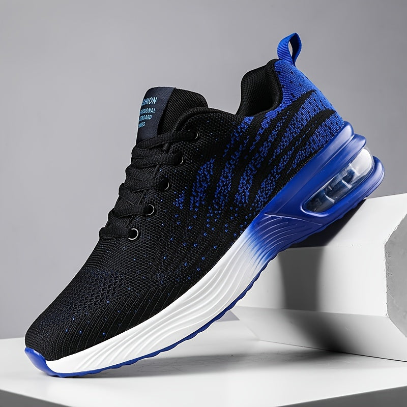 Lightweight Breathable Running Shoes with Lace-Up Closure