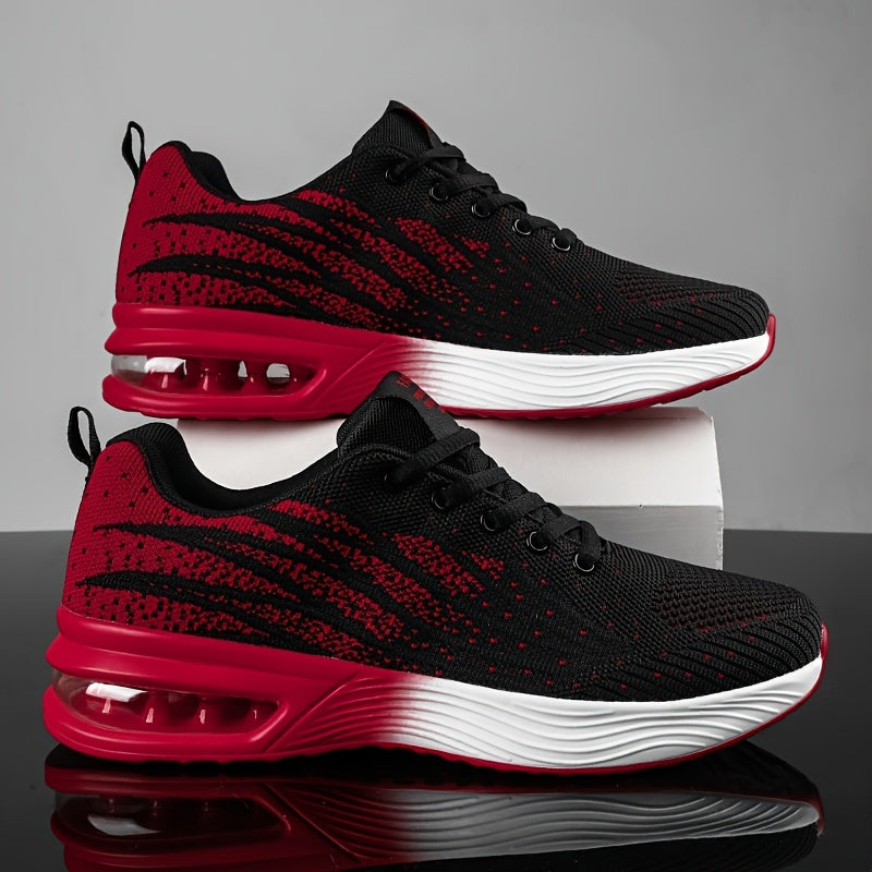 Lightweight Breathable Running Shoes with Lace-Up Closure
