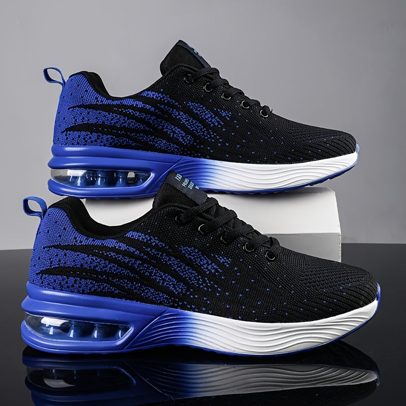 Lightweight Breathable Running Shoes with Lace-Up Closure