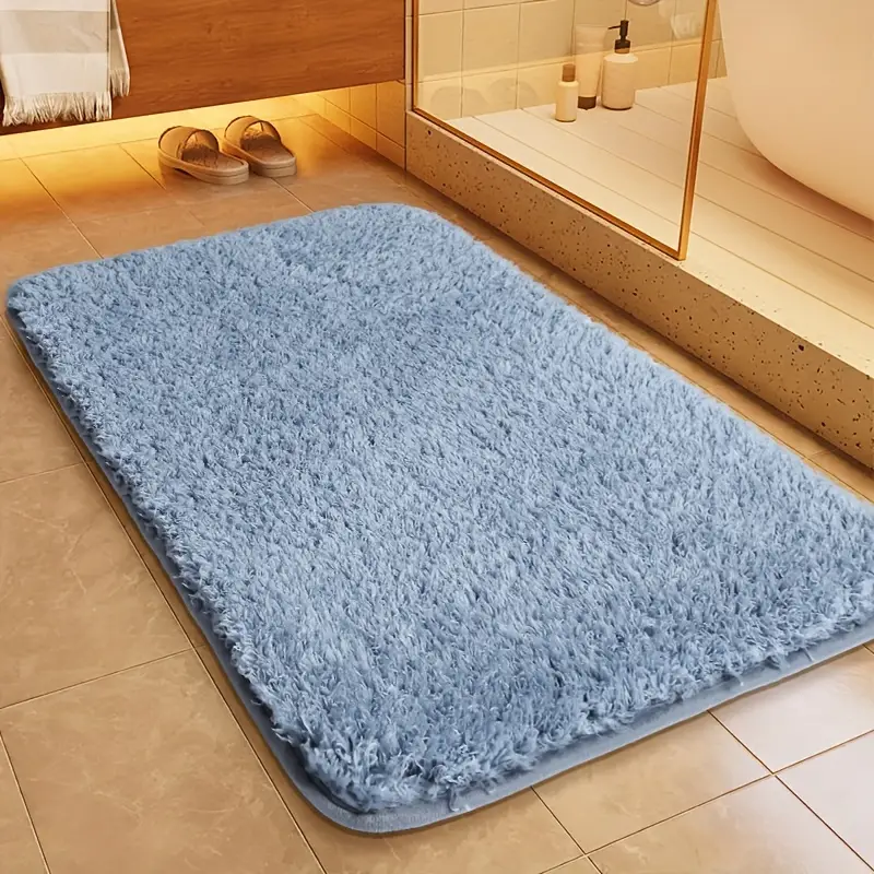 Plush Non-Slip Microfiber Bath Mat