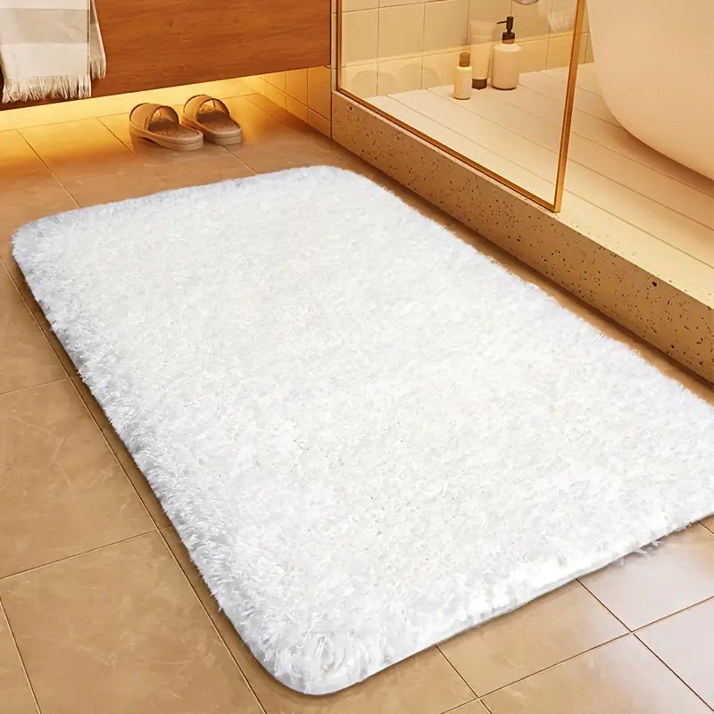 Plush Non-Slip Microfiber Bath Mat
