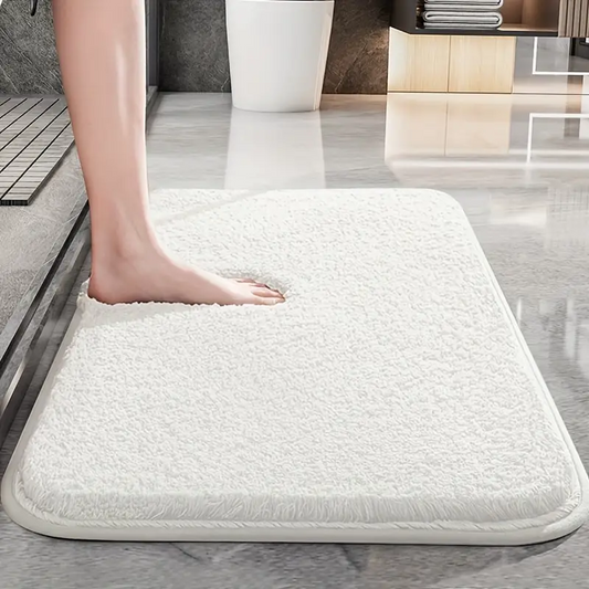 Plush Non-Slip Microfiber Bath Mat