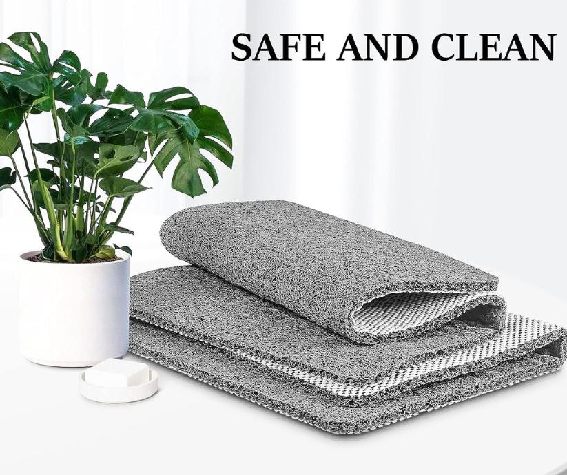 Non-Slip Microban Shower Mat with Soft Texture