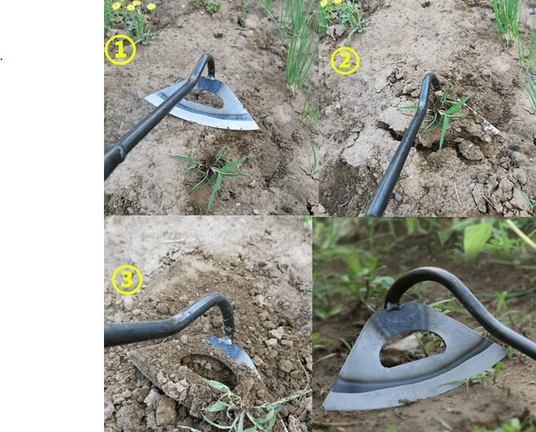 Ergonomic Steel Garden Fork for Easy Weeding