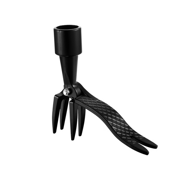 Standing Weed Remover with Five-Pronged Steel Head