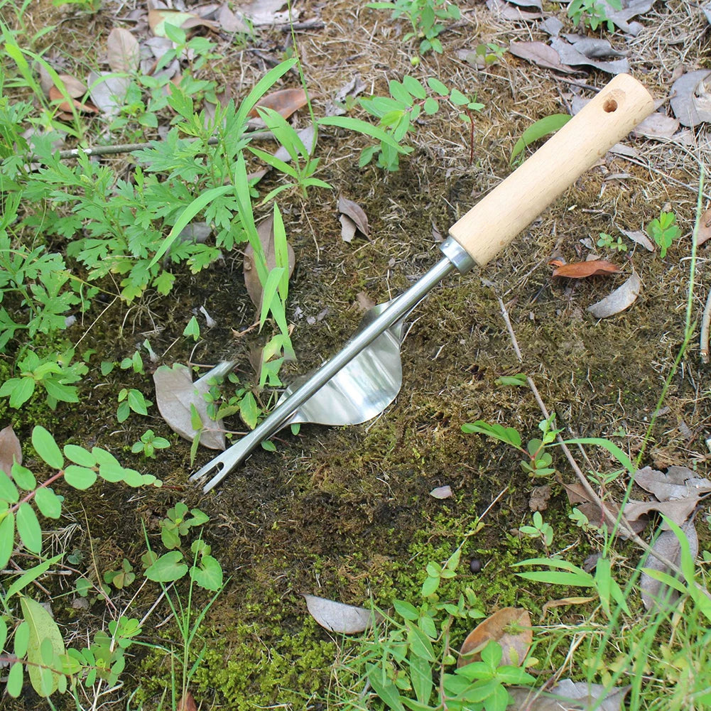 V-Shaped Weed Removal Tool with Long Ergonomic Handle