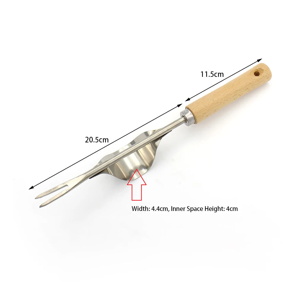 V-Shaped Weed Removal Tool with Long Ergonomic Handle