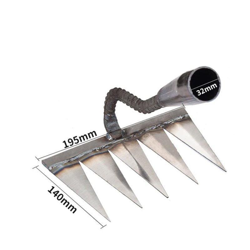 Carbon Steel WeedRake for Efficient Gardening and Weeding