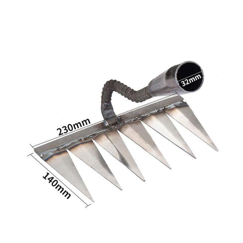 Carbon Steel WeedRake for Efficient Gardening and Weeding
