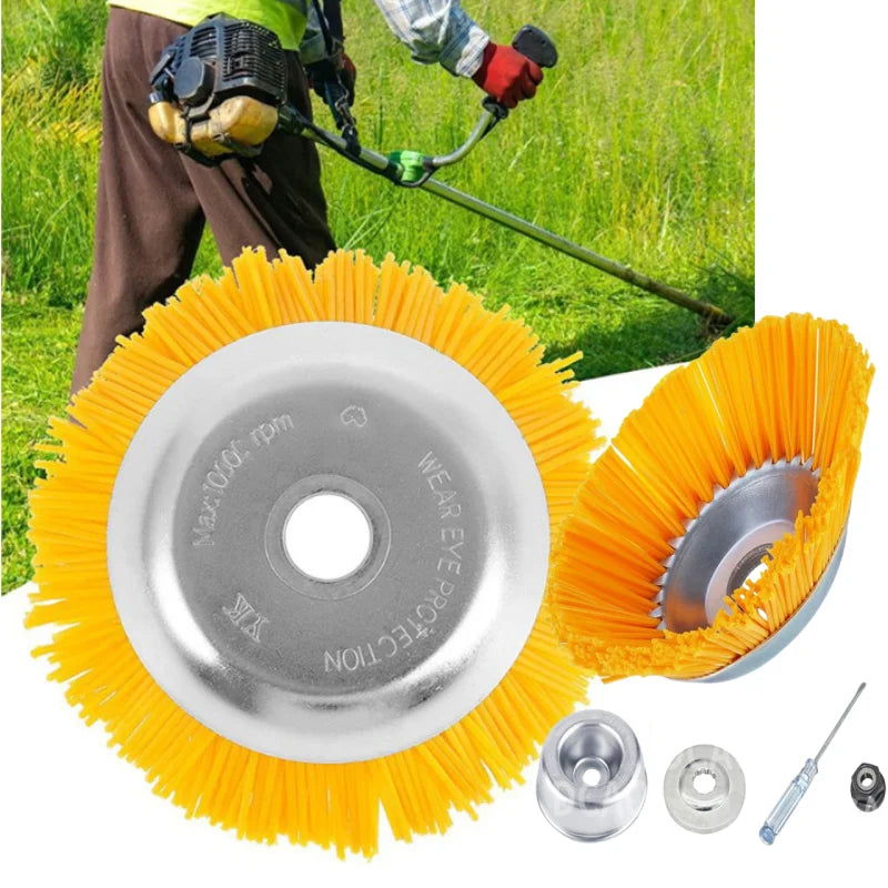Nylon Weed Removal Brush for Trimmers and Edgers