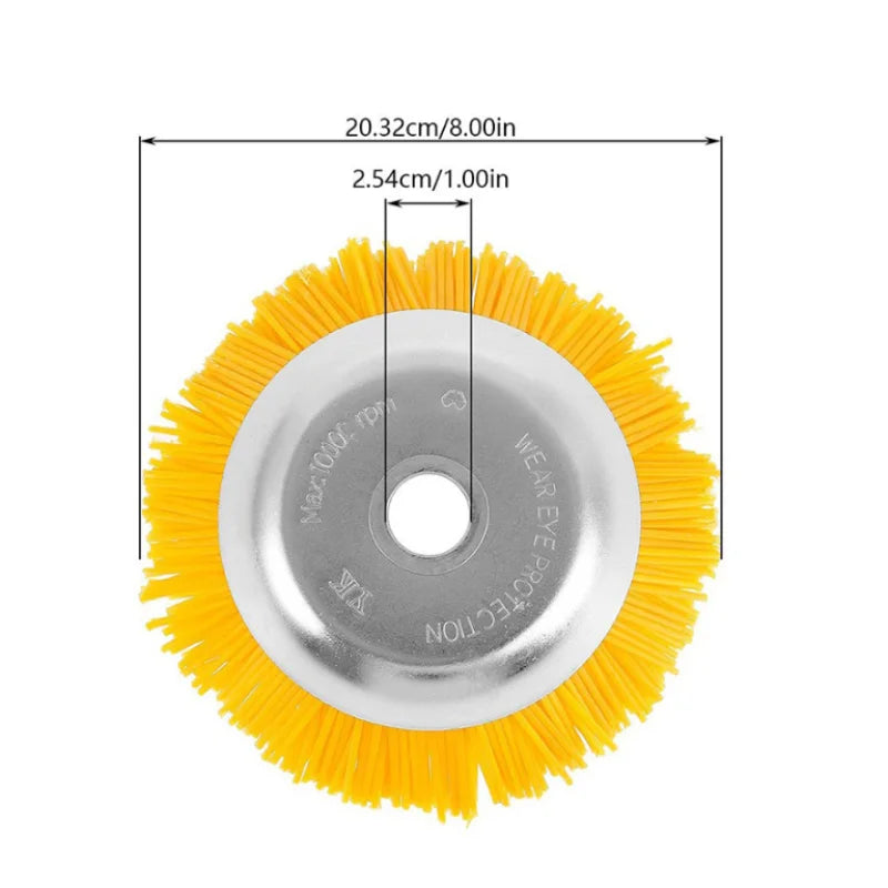 Nylon Weed Removal Brush for Trimmers and Edgers