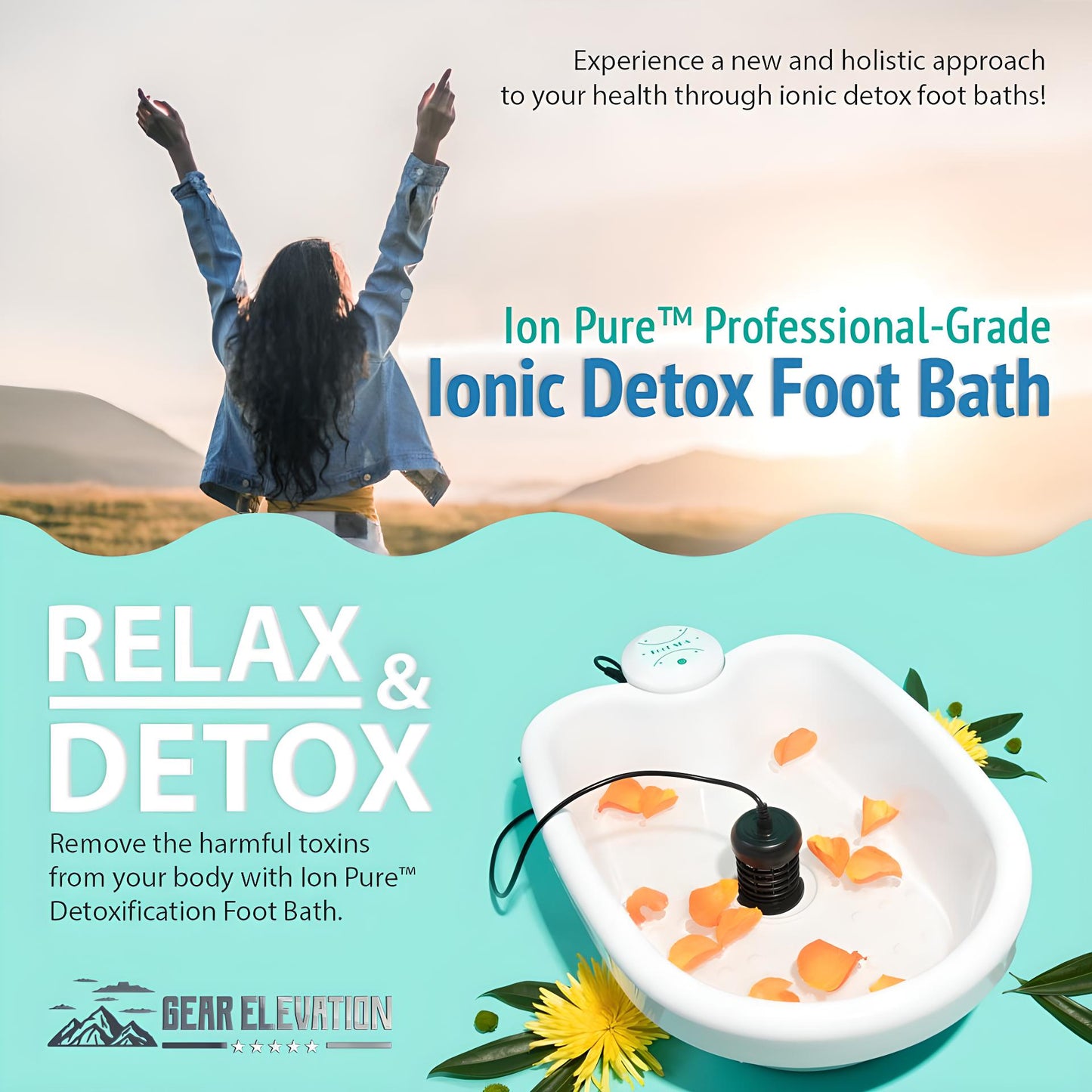Detox Foot Spa for Relaxation and Toxin Flush