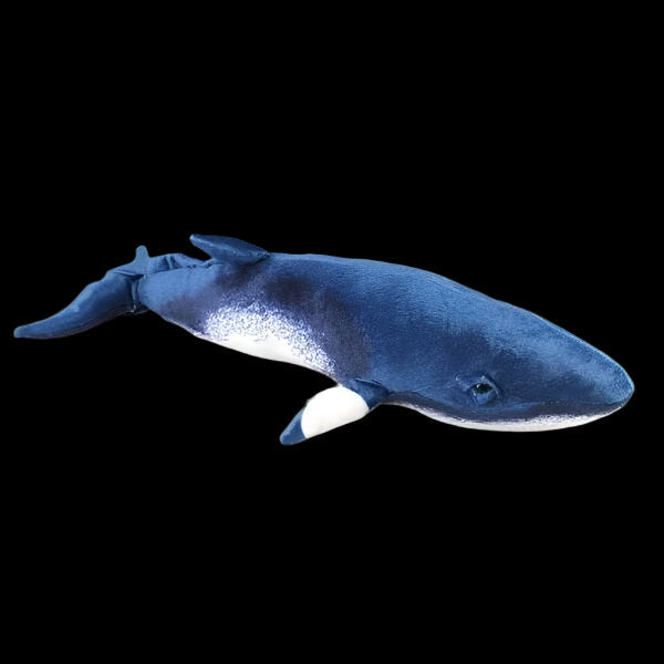 Minke Whale Plush Stuffed Toy - 21 Inch Blue & White