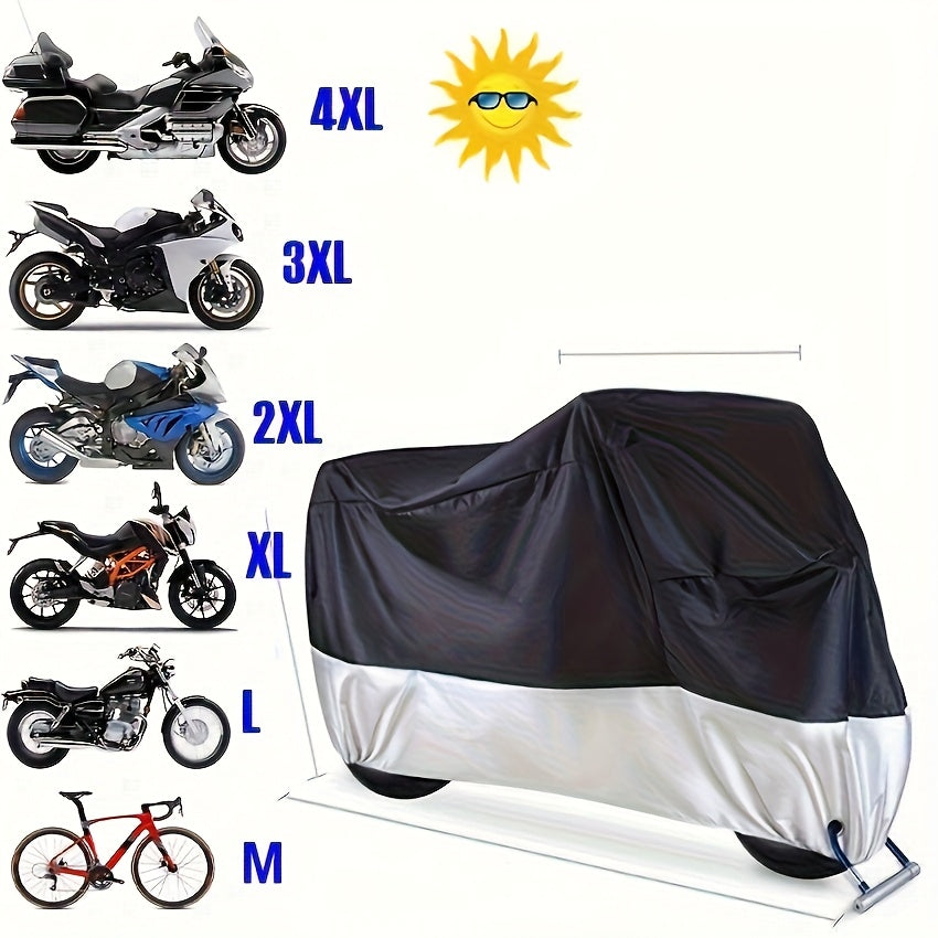 Woven Textile Motorcycle and Bicycle Cover for Dust and Moisture Protection