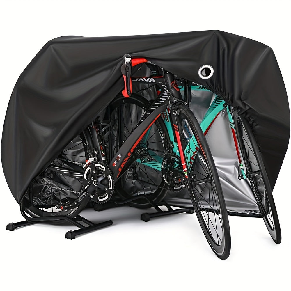 Durable Waterproof Bicycle Cover in Black 100% Polyester