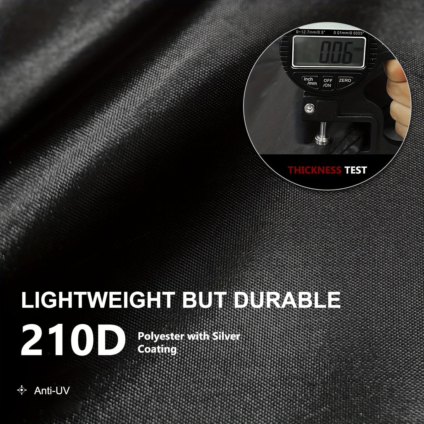Durable Waterproof Bicycle Cover in Black 100% Polyester