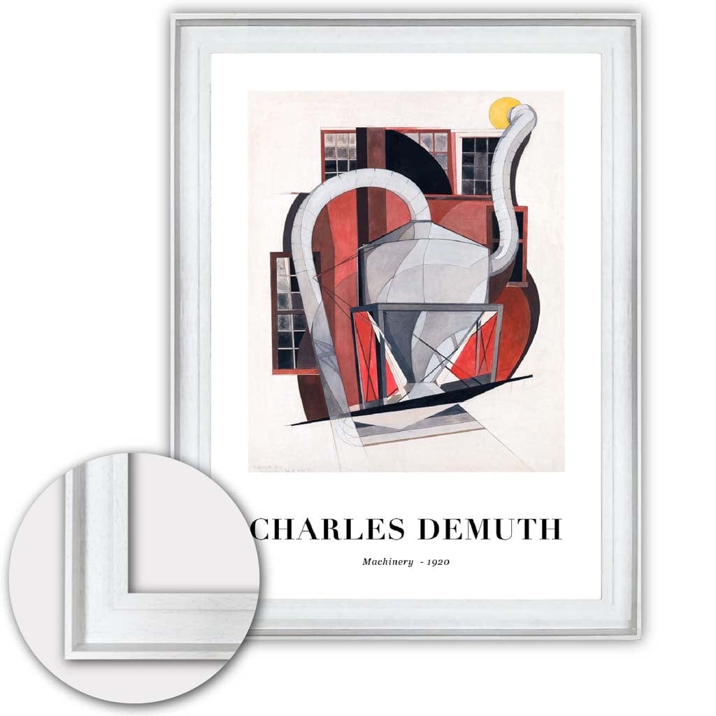 Digitally Optimized Art Print of Charles Demuth's Machines - 1920