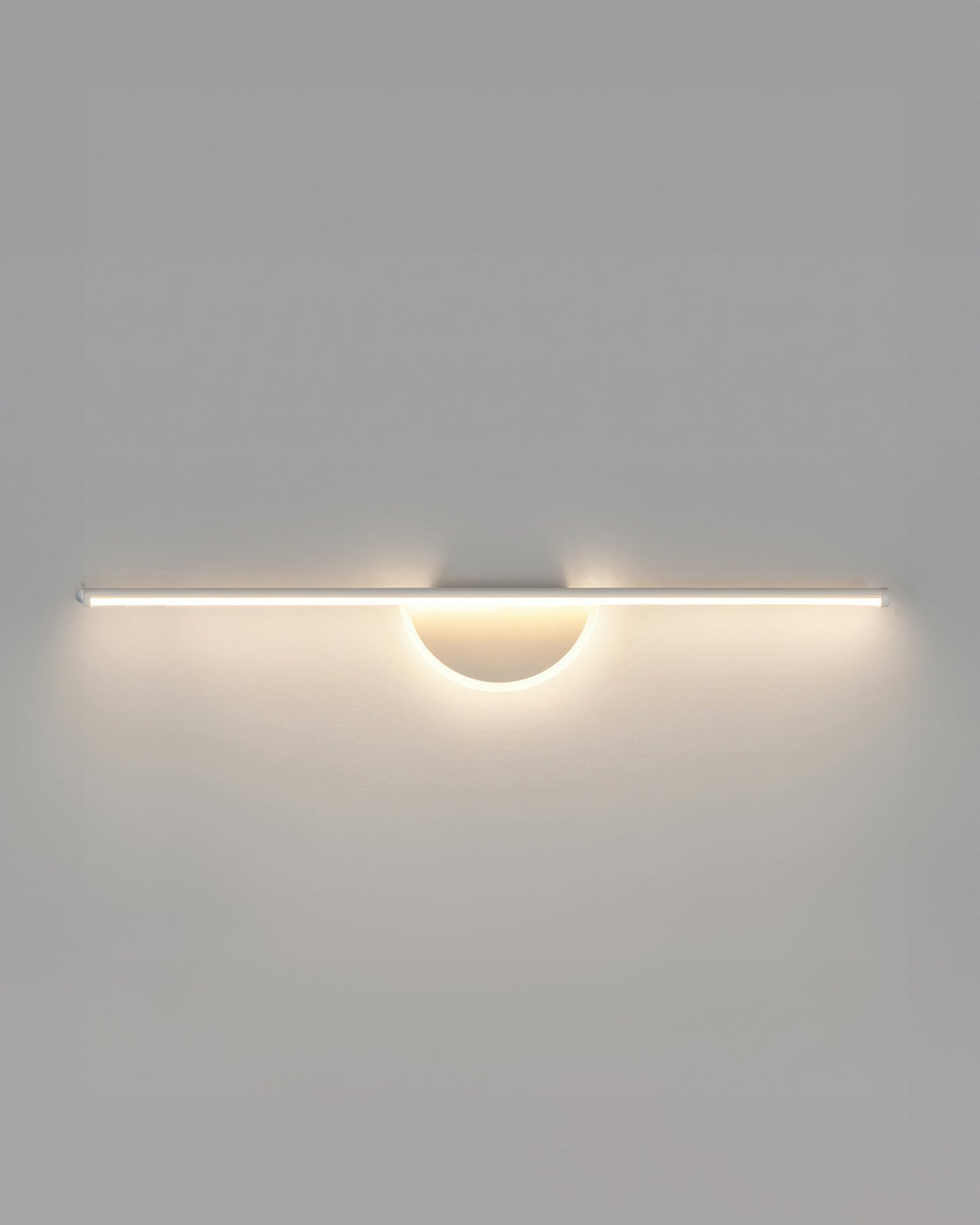 Modern Wooden Arc Wall Lamp with Soft Illumination