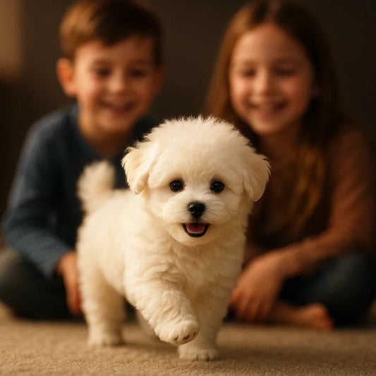 Interactive Plush Puppy Toy with Motion and Sound