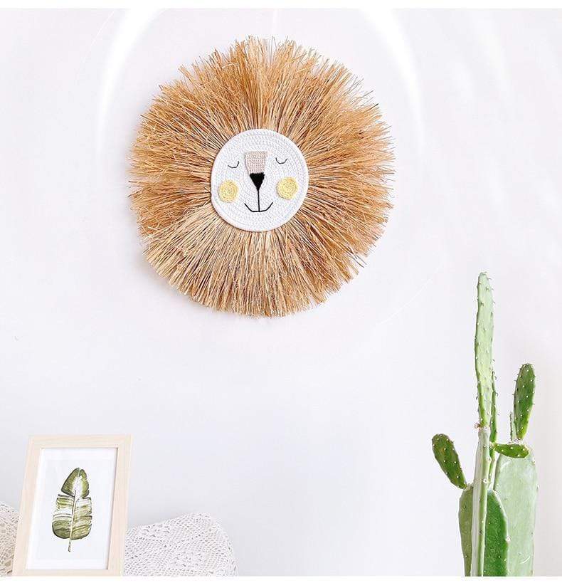 Lion Head Wall Decor for Kids' Room