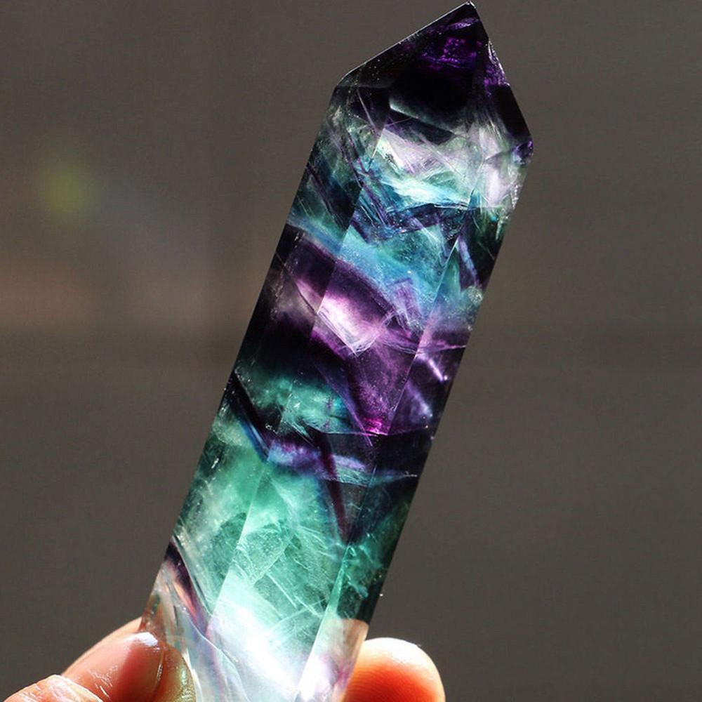 Natural Fluorite Healing Wand for Inner Peace and Chakra Cleansing