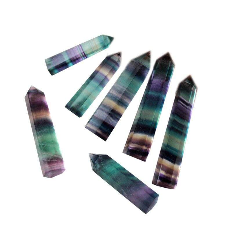 Natural Fluorite Healing Wand for Inner Peace and Chakra Cleansing