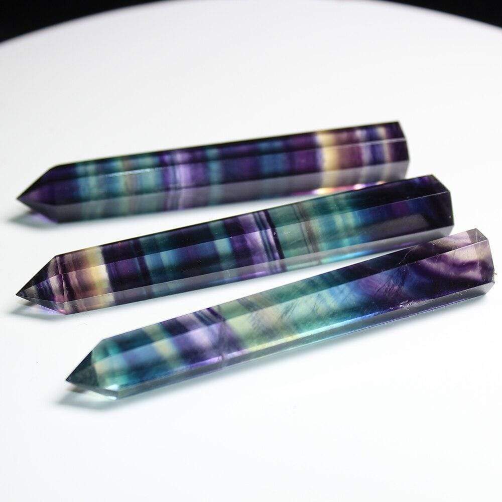 Natural Fluorite Healing Wand for Inner Peace and Chakra Support