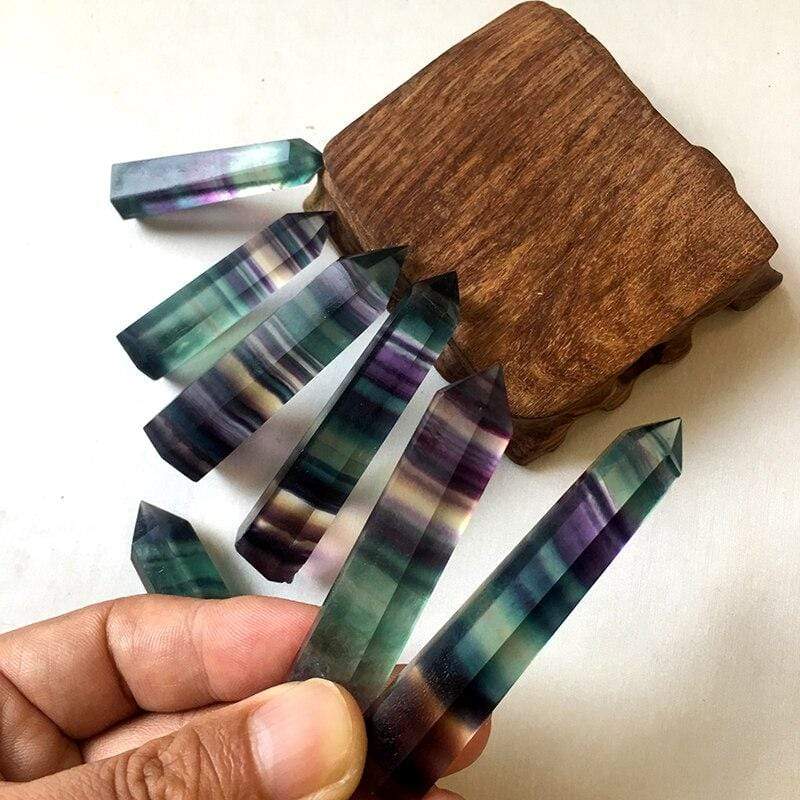 Natural Fluorite Healing Wand for Inner Peace and Chakra Support