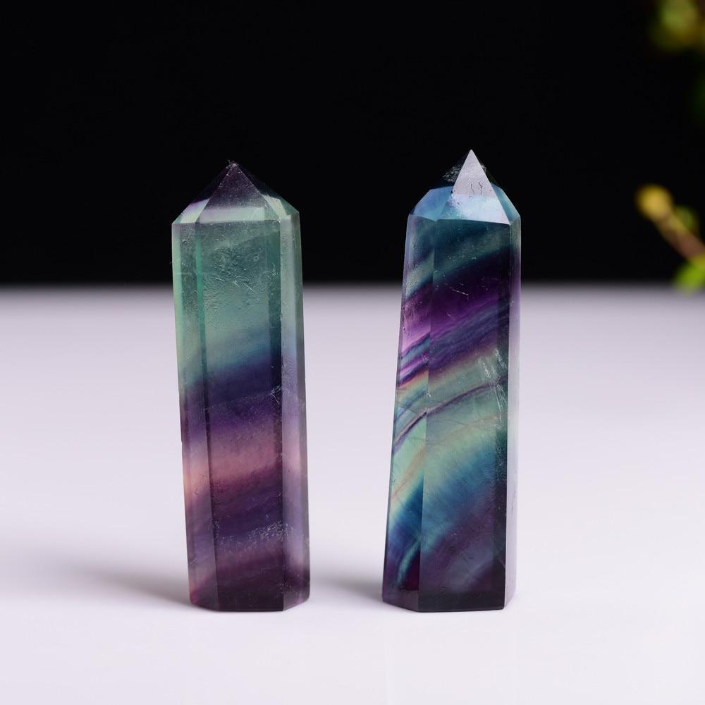 Natural Fluorite Healing Wand for Inner Peace and Chakra Cleansing