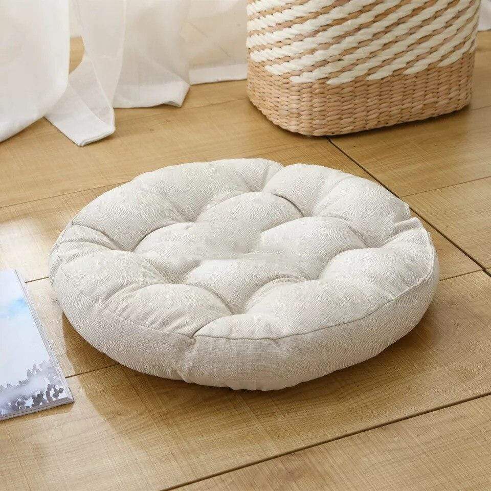 Handcrafted Macrame Cat Bed in White Cotton Rope