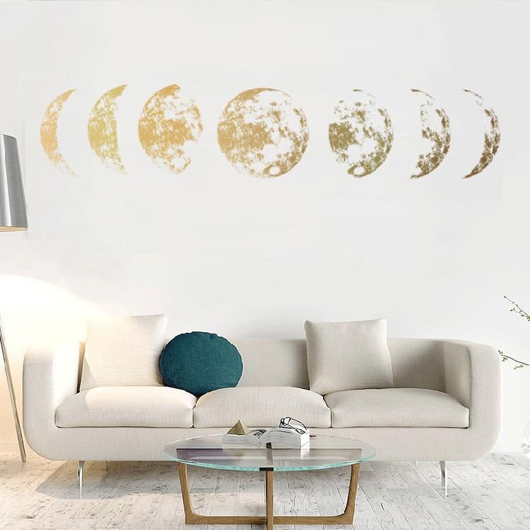 Mouth Phases PVC Wall Sticker 115x21cm