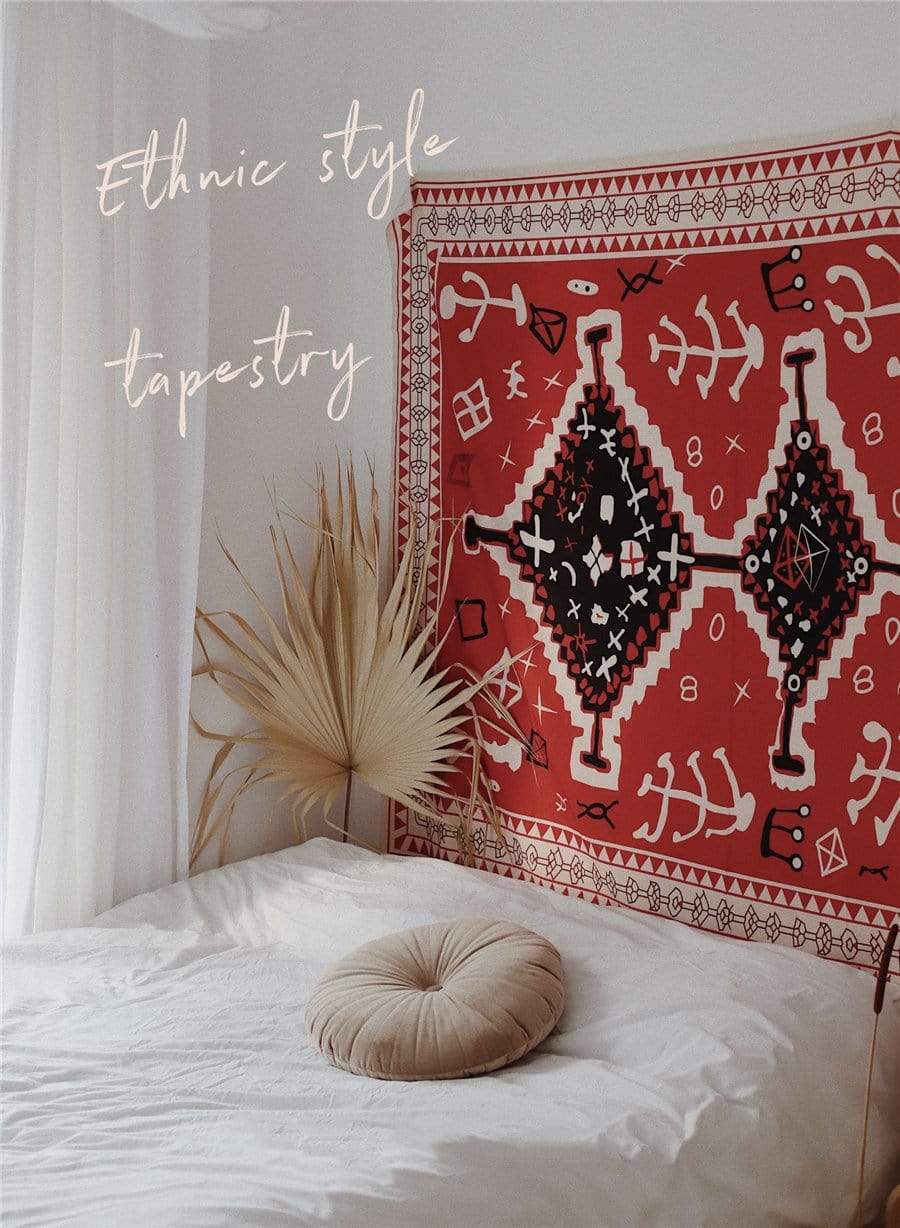 Moroccan Totem Wall Tapestry in 100% Polyester