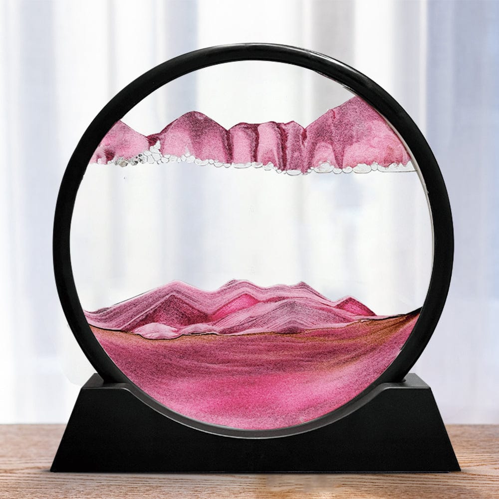 Levitating Hourglass Sand Sculpture