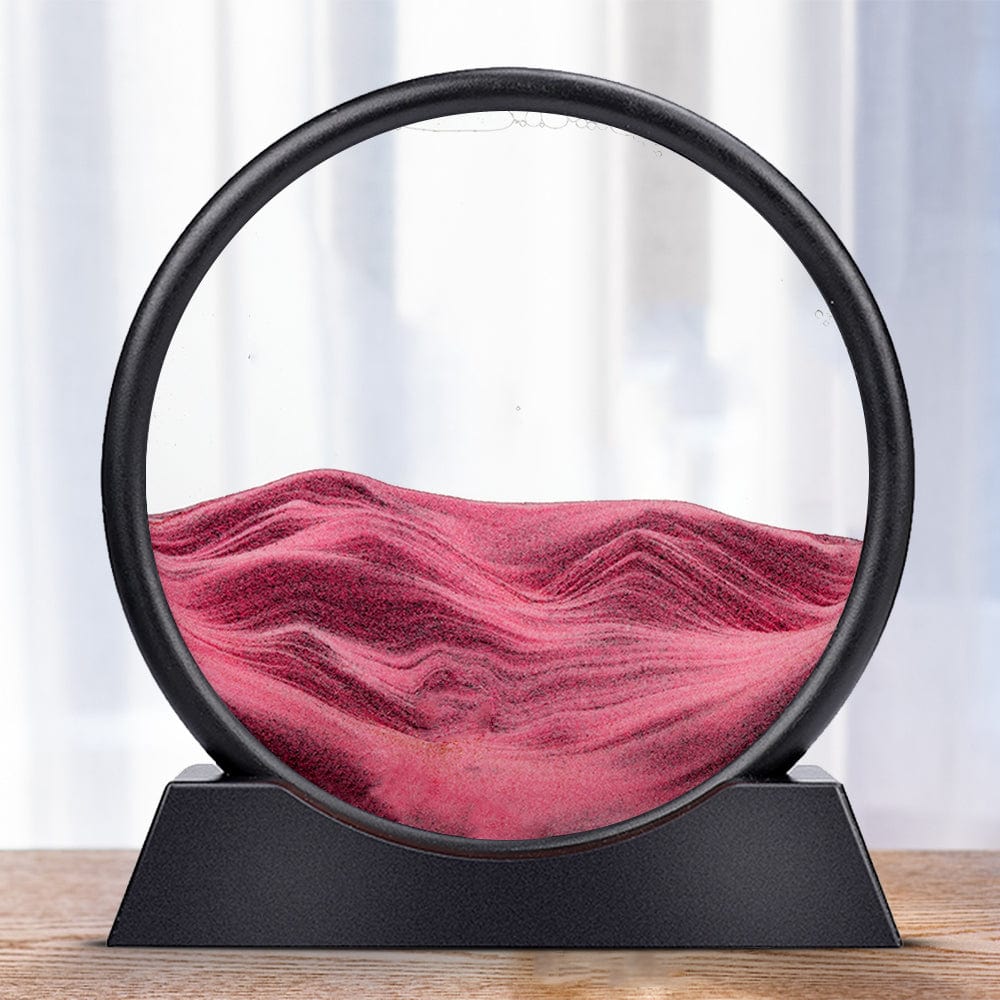 Levitating Hourglass Sand Sculpture