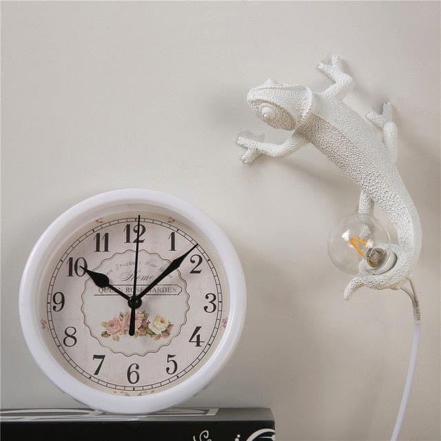Chameleon Resin Table Lamp with LED Light